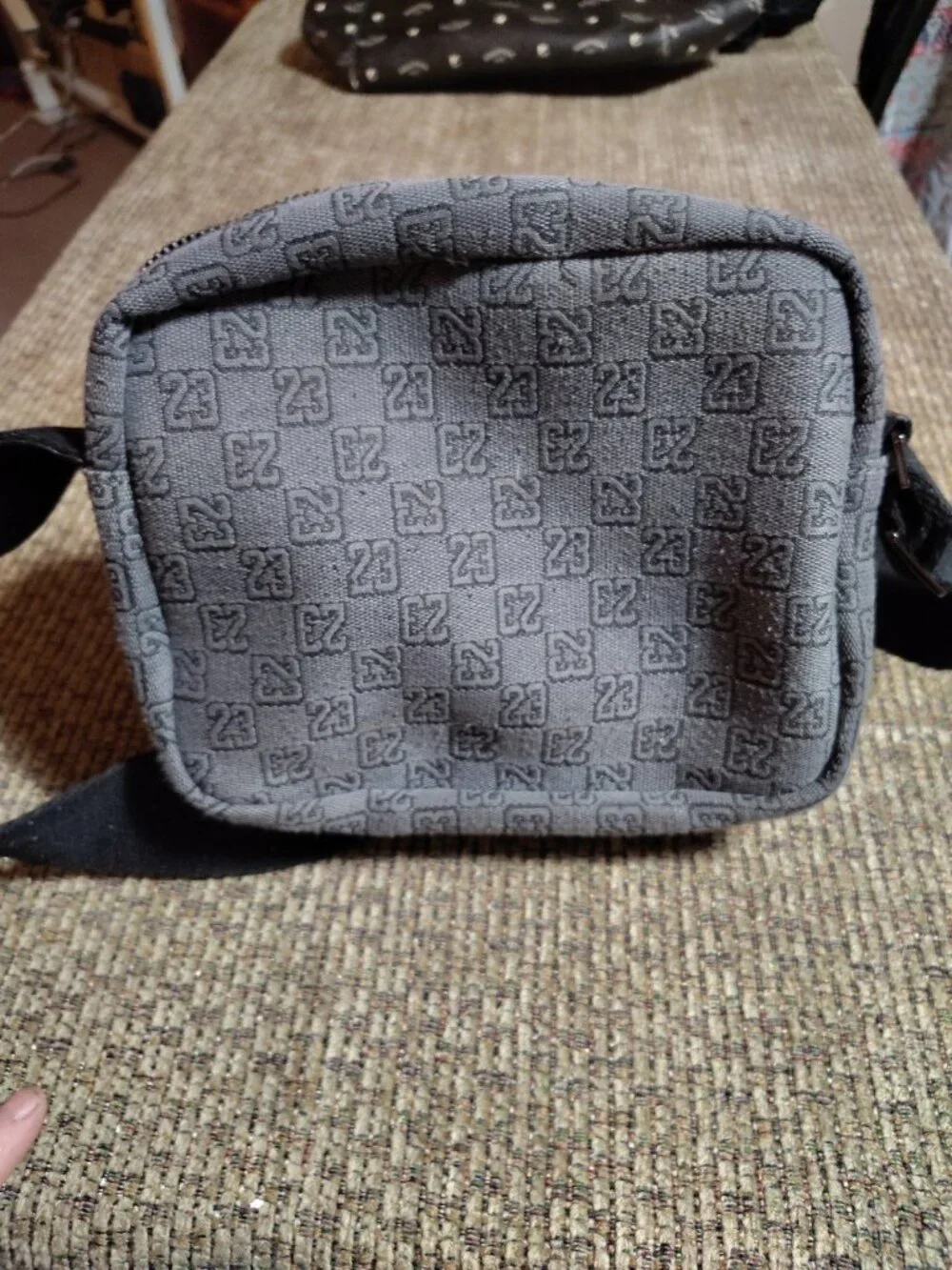 Men’s Jordan Monogram Cross body bag black gold